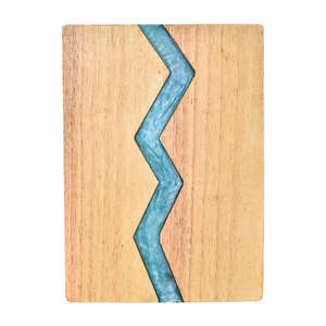 Tabla de cortar grande de bambú con asa |   Tabla de Cocina con Acabado Liso y Apta para Cuchillos, para una Preparación de Alimentos Fácil y Segura - Product Image 1