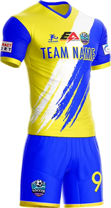 Uniformes de Fútbol para Adultos, Camiseta de Fútbol con Estampado Digital Personalizado OEM, Ropa Deportiva de Secado Rápido, 100% Poliéster - Product Image 4