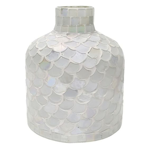 Luxury Bone Inlay Flower <b>Vase</b> Handmade Mother of Pearl Shell <b>Mosaic</b> <b>Vases</b> Modern Capiz Inlay Floor <b>Vase</b> for Living Room Decor - Product Image 3