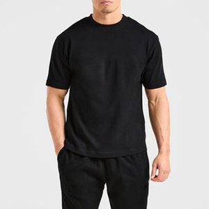 T-shirt imprimé pour homme, coupe ajustée, manches courtes, style streetwear, qualité supérieure, vente en gros, collection 2026 - Product Image 2