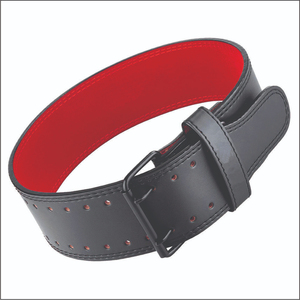 High Quality Cowhide Heavy Duty Non-Slip Eco-Friendly Lever & Prong <b>Weight</b> Lifting <b>Belt</b> for Men - Product Image 5
