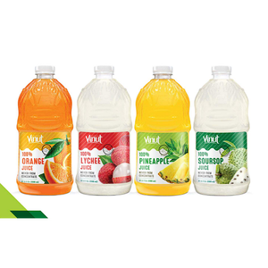 Guava 100% Fruit Juice Drink Fresh PET <b>Bottle</b> 33.8 Fl Oz (1 Liter) No Added Sugar VINUT Beverage Supplier Importer Distributor - Product Image 6