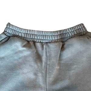 กางเกงขาสั้นเอวสูงทรงฮิตขายส่งสำหรับฤดูร้อน หลายสี ล้างสีแบบแอซิดวอช สำหรับผู้หญิง - Product Image 4