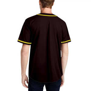 Uniformes de Béisbol Personalizables de Alta Calidad, Transpirables y de Secado Rápido para Equipos Deportivos Masculinos, 100% Poliéster, Manga Corta - Product Image 2