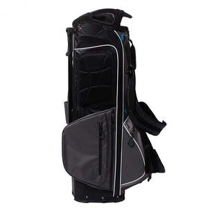 Sac de golf Bagnex haute capacité en cuir PU, imperméable et durable, type Boston, pour hommes, avec logo personnalisé - Product Image 2