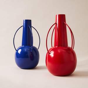 Juego de Jarrones de Hierro Nórdicos Creativos al por Mayor, Jarrones de Metal Decorativos para Mesa, Accesorios de Decoración para el Hogar Modernos y Minimalistas - Product Image 1