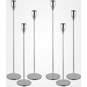 Traditional Black Metal Eco-Friendly Modern Decorative <b>Candle</b> Holders for Dining Table Centerpiece Christmas Home Decor Sale - Product Image 6