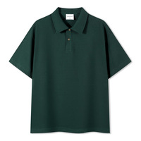 Groothandel Unisex 100% katoenen golf shirt effen patroon anti-pilling korte mouw geborduurd aangepast bedrukt logo sport casual