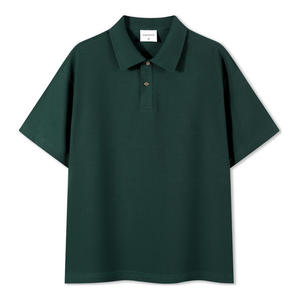 Camiseta de Golf Unisex de Algodón al por Mayor, Diseño Sólido, Anti-Pilling, Manga Corta, con Logotipo Personalizado, Deportiva e Informal para Hombre - Product Image 2