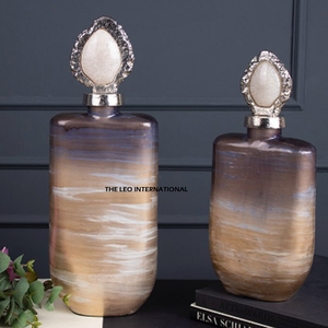 European-Style Luxury Table Ornaments Golden for Home Decoration Ginger Jars for Hotel Restaurant Table Top Accents - Product Image 5