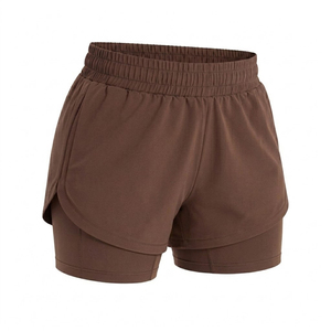 Pantalones Cortos Deportivos para Mujer, Transpirables, de Doble Capa, Personalizados, para Gimnasio y Fitness - Product Image 2