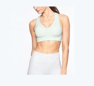 Secado rápido de cuatro vías estiramiento de talla grande gimnasio Crop Tops ligero transpirable que absorbe el sudor compresión Fitness deportes Yoga sujetador para - Product Image 1