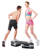 Plateforme d'exercice aérobique ALLWINWIN AES14 - Stepper de fitness pour entraînement de surf