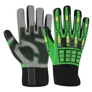 Gants de travail de sécurité renforcés en cuir synthétique Amara, anti-vibrations, résistants à la chaleur, aux chocs et au feu, respirants, en spandex - Product Image 4