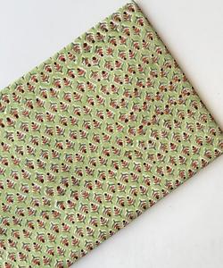 Tissu en coton biologique écologique imprimé à la main, doux, respirant, teinture naturelle, idéal pour la confection de robes - Product Image 1