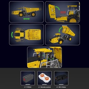 Camion benne articulé télécommandé Mould King 17104, jouet de construction pour enfants, spécial mines, en briques, cadeau pour enfants - Product Image 3