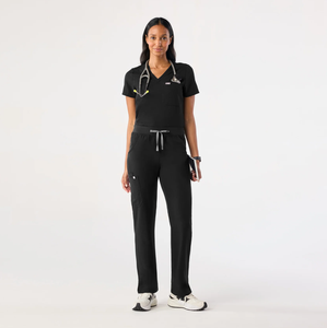 Ensemble de blouses médicales unisexe antimicrobiennes extensibles dans les 4 sens, 200 GSM, respirantes, écologiques, à séchage rapide, tricotées, pour détection par radiofréquence, pour hôpitaux (vente en gros) - Product Image 1