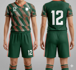 Maillot de football pour femmes et filles, design populaire, avec short et chaussettes, prix de gros - Product Image 1