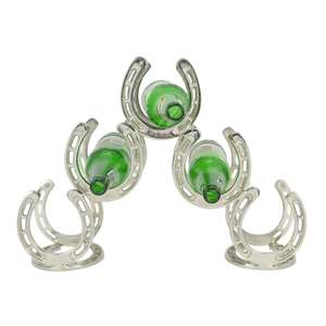 Soportes y Estantes Decorativos de Almacenamiento, Soporte Metálico para Botellas, Portátil, Hecho a Mano, Estilo Herradura, Estante para Vino, Gran Venta - Product Image 2