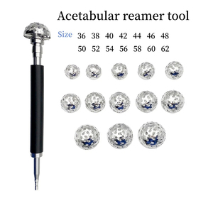 Ensemble de fraises acétabulaires orthopédiques, instrument de chirurgie de la hanche, système de fraisage chirurgical en acier inoxydable, qualité allemande - Product Image 2