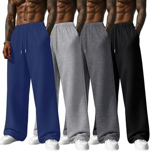 Men's Baggy Sweatpants Best Performance Custom Logo Solid Colors Comfortable Casual Wear For Men Active Lifestyle Trousers - Product Image 4