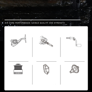 Đen nước mặn câu cá nước ngọt Spinning <span class=keywords><strong>Reel</strong></span> kim loại spool có thể gập lại xử lý câu cá <span class=keywords><strong>Reel</strong></span> Spinning <span class=keywords><strong>Reel</strong></span> cho bass câu cá - Product Image 3