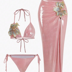 <b>Swimsuit</b> for Women High Waist Swimwear Push up Beach Wear Swimming Suit for Women Made in Pakistan OEM Service Customized - Product Image 1