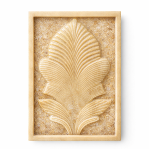 Arte Mural Floral 3D en Relieve Blanco, Diseño Botánico Elegante con Detalles en Relieve para Decoración del Hogar, Precio al por Mayor - Product Image 2