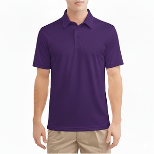 Polo pour homme confortable en mélange de coton, coupe ajustée, décontracté, à porter tous les jours, tenue tendance - Product Image 1