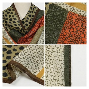 Women's Long <b>Silk</b> <b>Scarf</b> Leopard Print Multi-Functional Elegant Fashion Accessory All Seasons - Product Image 4