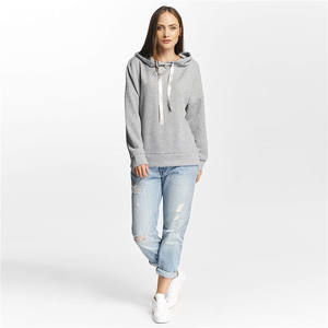 เสื้อฮู้ดดี้โอเวอร์ไซส์ 350gsm สำหรับผู้หญิง แฟชั่นสตรีทแวร์  งานปักลายตามสั่ง พิมพ์ลายสกรีน  ไม่มีเชือกผูก  สำหรับฤดูหนาว - Product Image 4