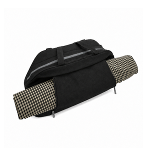 Black Waterproof Gym <b>Yoga</b> Duffel <b>Bag</b> Large Capacity Travel Shoulder <b>Bag</b> Adjustable Strap for Sports Can be Recycle Product <b>Bag</b> - Product Image 4