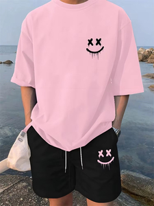 Camiseta de Manga Corta Casual de Verano para Hombre, Tejida y Transpirable, Estilo Urbano para Exteriores - Product Image 3