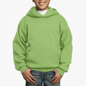 Custom 100% Cotton Pullover <b>Hoodies</b> for Boys Winter Warm Fleece Sweatshirts with Hooded Collar Plain Style for Toddlers - Product Image 4