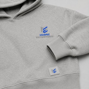 Men's 100% Cotton Pullover Hoodie High Quality <b>Thick</b> <b>Fleece</b> Solid Plain Dyed Breathable Eco-Friendly Custom Size Embroidered - Product Image 6
