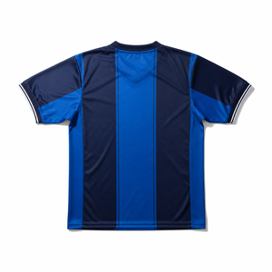 เสื้อฟุตบอลแบบกำหนดเอง แห้งเร็ว ผลิตจากโพลีเอสเตอร์ คอวี ชุดทีมสำหรับฝึกซ้อมและแข่งขัน - Product Image 2