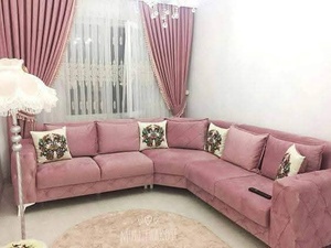 Modern L Shape Fabric Upholstered Sectional <b>Sofa</b> <b>Set</b> <b>Sofa</b> <b>Set</b> Luxury <b>Sofa</b> <b>Set</b> Living Room <b>Sofa</b> <b>Set</b> Furniture For Home Villa Use - Product Image 6