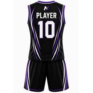 Ensemble d'uniformes de basketball bleu marine sur mesure 2026 – Maillot et short de sublimation OEM/ODM – Fabricant de vêtements de sport pour équipes de basketball - Product Image 2