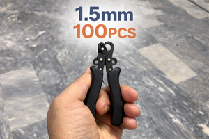 Pince à boucler One Step Looper 1,5 mm – Lot de 9 pour la fabrication de bijoux - Product Image 3