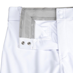 Pantalon de baseball blanc pour femme, taille élastique, jambe fuselée, en polyester anti-humidité, imprimé, anti-accroc, personnalisable pour équipe - Product Image 5