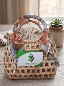 Sac de plage en jacinthe d'eau tressé à la main, écologique, vente en gros Vietnam - Product Image 2