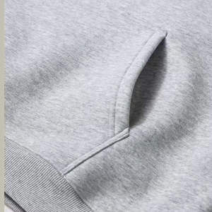 เสื้อฮู้ดดี้ผู้ชายคุณภาพสูง ผ้าฝ้าย สตรีทแวร์ พิมพ์ลายพัฟฟ์ โลโก้สปีดีริงแบบกำหนดเอง เสื้อฮู้ดดี้ผ้าฟลีซสำหรับผู้ชาย - Product Image 6