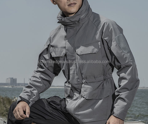 เสื้อแจ็กเก็ตตัวยาวกันน้ำสำหรับผู้ชายเสื้อผ้ากีฬากลางแจ้งเสื้อกันลมแจ็คเก็ตแฟนยุทธวิธีเสื้อแจ็คเก็ตกลางแจ้งปีนเขา - Product Image 6