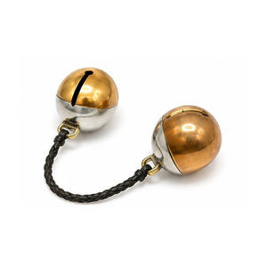 2026 Falconry Bells Metal Dual Bells <b>Braided</b> Cord Portable Hunting <b>Accessory</b> Minimalist Design All Seasons Use Falconry Bells - Product Image 1