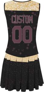 Uniforme de cheerleading de qualité supérieure avec une construction de tissu avancée, ensemble d'uniformes de cheerleading avec un design confortable - Product Image 3
