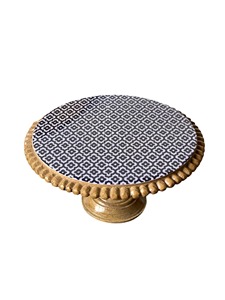 Support à gâteaux Old Taj en bois de manguier, support à cupcakes détachable avec socle rond, présentoir de table pour la décoration de gâteaux - Product Image 6