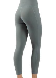 Leggings de sport décontractés pour femmes, taille haute, 100% coton tricoté, respirants, pour la course à pied, la gym, le yoga, séchage rapide, légers - Product Image 3