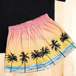 Shorts en maille sublimée de style unique en gros, prix bas, fabriqués au Pakistan - Product Image 3