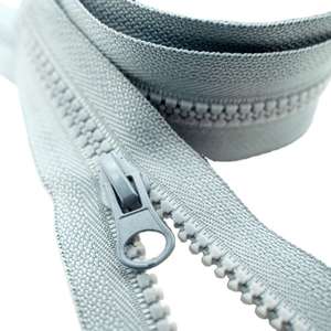 Cremallera de Resina Reforzada Personalizada al por Mayor 5 #   Cremallera de Plástico de Alta Calidad de 20 cm con Extremo Abierto para Bolsas y Textiles para el Hogar - Product Image 3
