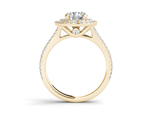 Anillo Clásico de Oro Sólido de 14K con Diamante Cultivado en Laboratorio de 1 Quilate, Corte Brillante Redondo VS VVS EF, para Uso Diario, Bodas y Estilo Moderno - Product Image 2